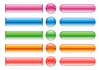 ライン・ボタン・バナー