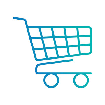 Shopping cart icon. sign for mobile concept and web design. vector illustration