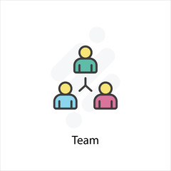 Team icon vector stock