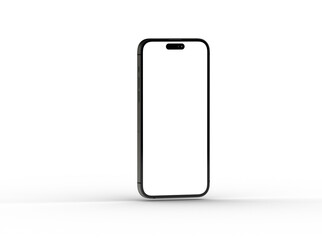Fototapeta na wymiar All-screen smartphone mockup isolated 3d