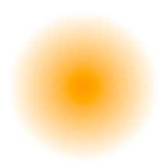 Abstract gradient shape blob on the white isolated background. 