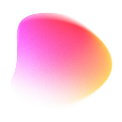 Abstract gradient shape blob on the white isolated background.  - 577139981