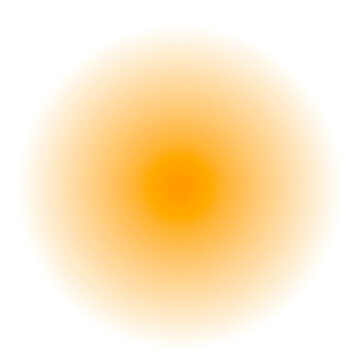 Abstract gradient shape blob on the white isolated background. 