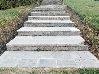 Landstairs in Nature, Natural Condition