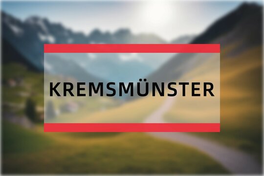 Kremsmünster: Der Name der österreisischen Stadt Kremsmünster im Bundesland Oberösterreich