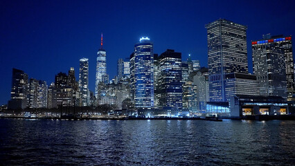 Fototapeta premium The financial district of Downtown Manhattan - travel photography
