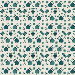 seamless coffee pattern vector design with element like coffee cup, grande mug, beans, leaves, espresso grinder, coffee jar minimal flat modern style for packaging design