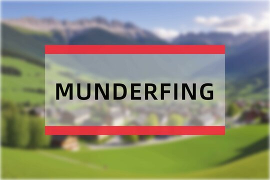 Munderfing: Der Name der österreisischen Stadt Munderfing im Bundesland Oberösterreich