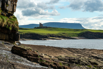 Distant View Classiebawn Castle The