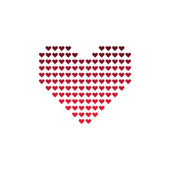 Heart icon. Love. Vector illustration.
