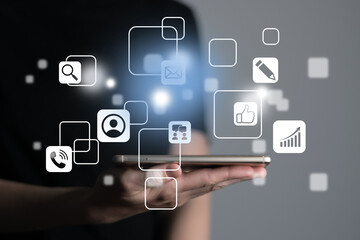 Multitasking in hands concept. Using tablet ,laptop, and holding credit card online banking, .payment communication network,internet wireless application development .