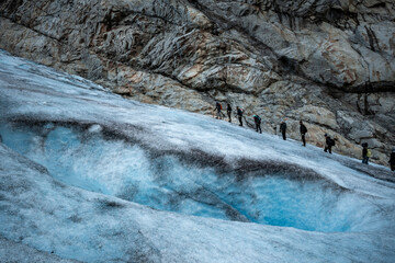 Gletscherwanderung im norwegischen Hochgebirge