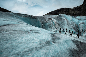 Gletscherwanderung im norwegischen Hochgebirge