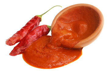 Red hot chilies with paste