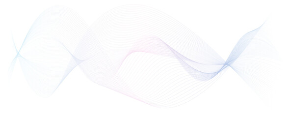 Blue and pink pastel wave background. Vector illustration.	