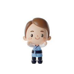 Hanbok Boy 3D Illustration-6