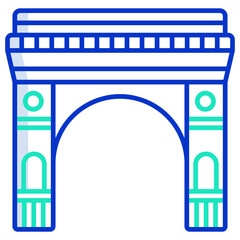 Fototapeta premium India Gate icon