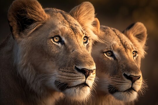 lions_in_the_wild_golden_hour © rodrigo