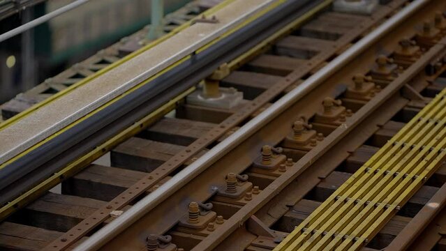 Subway tracks in New York - travel photography