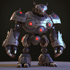 Fototapeta premium cute robot toy