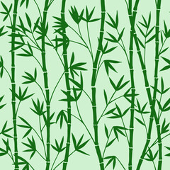 Fototapeta na wymiar Bamboo seamless pattern. Vector stock illustration eps10.