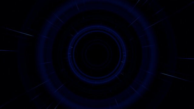 Dark blue pulse immersive background loop