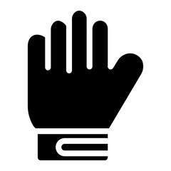 gloves glyph icon