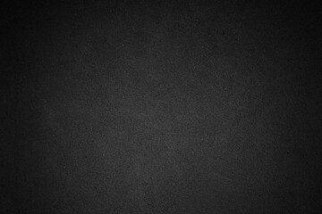 Black white stone texture background with space for design. Dark gray rough concrete wall surface. Close-up. Empty.