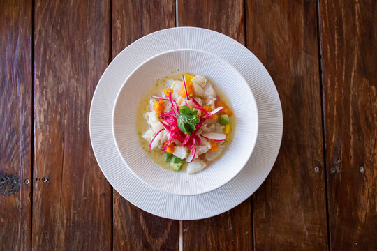 Ceviche de corvina