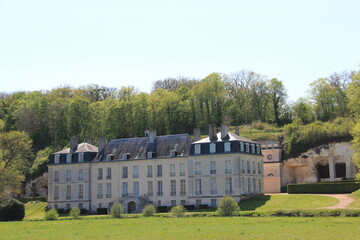 Fototapeta na wymiar Château de Rochambeau, Thoré-la-Rochette