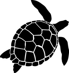 Sea Turtle silhouette