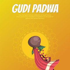 Gudi padwa Social media Post