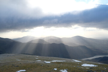 Snowdonia, Wales- Panoramic view of the Ogwen Valley