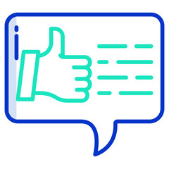 Obraz premium Chatting icon