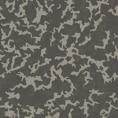 Camouflage seamless pattern. Abstract modern vector military backgound. Fabric textile print tamplate.