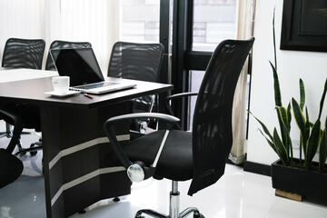 office chair and table