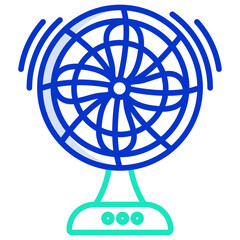 Obraz premium table fan retro icon