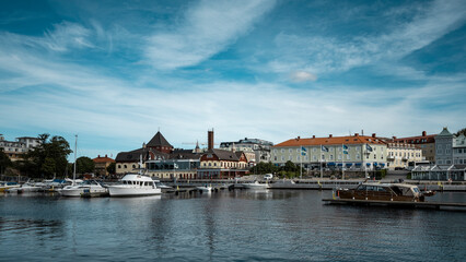 Boote im Hafen in  West-Schweden