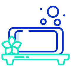 Obraz premium Sauna Soap icon