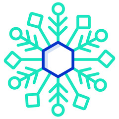 Obraz premium Snowflake icon