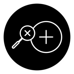 Fototapeta premium zoom icon