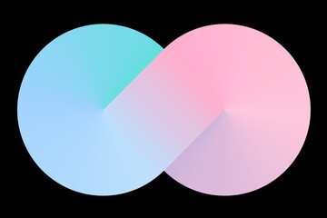 gradient shape geometric wallpaper liquid technology colors abstract