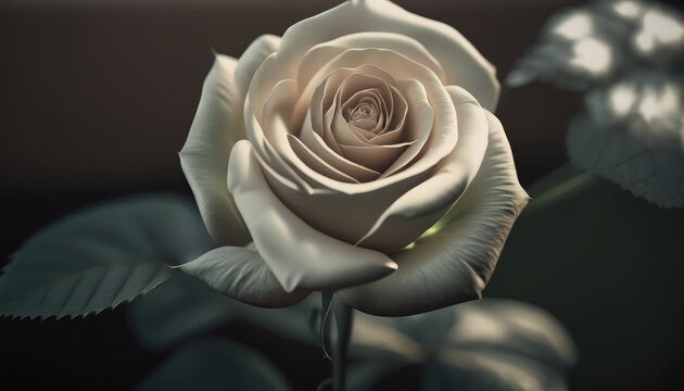 "Single Rose Elegance" - an elegant and romantic wallpaper background featuring an image of a single rose, delicate, velvety, and evoking a timeless sense of beauty