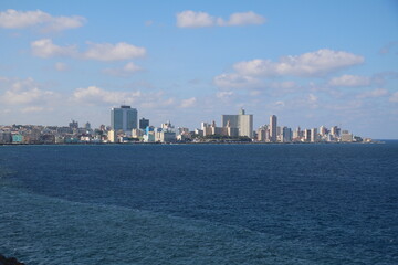 View from Fort El Morro to Havana, Cuba Caribbean