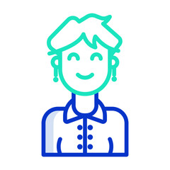 Obraz premium Girl avatar icon