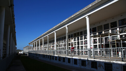 Fototapeta premium Día de todos los Santos, Cementerio de Ciriego, Santander, Cantabria, España
