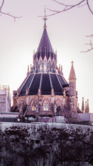 Library of Parliament Canada on the Hill in Ottawa
