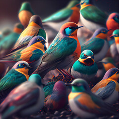 Colorful Birdds