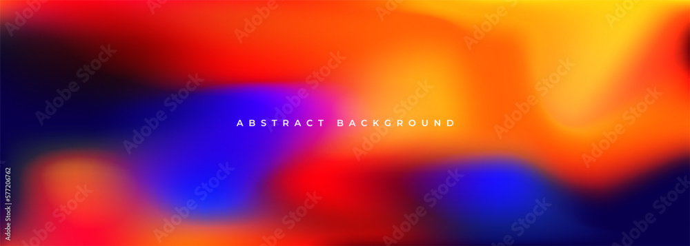 Poster abstract colorful liquid rainbow colors background. bright blurred multicolor holographic creative b