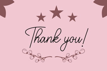 Thank you for your order card